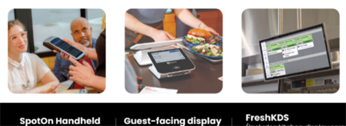Handhelds, Customer Facing Displays, Kitchen Display Screen