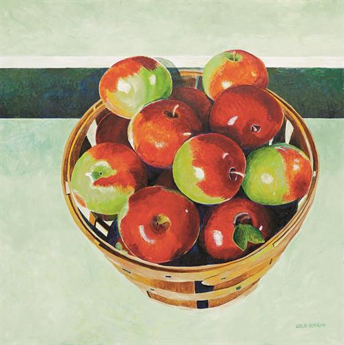 Bushel of Apples, 48” x 48” acrylic