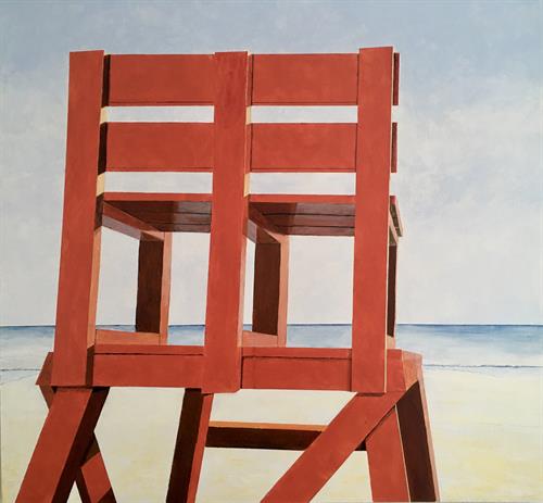 Front Beach Lifeguard Chair