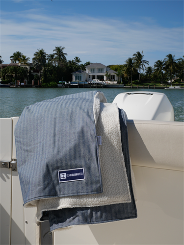 Boating with Denim Blankets 