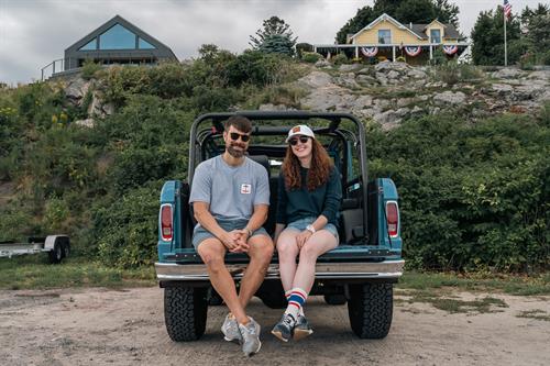 Courtney and Marshall Tulley, creators of Denim Blanket Company