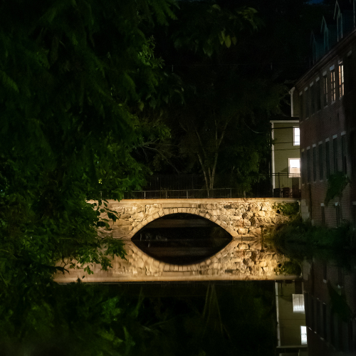 Amesbury Upper Millyard Falls Lighting Project