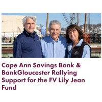 Cape Ann Savings Bank & BankGloucester Rallying Support for the F/V Lily Jean Fund