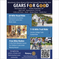 Manchester-Essex Rotary Club Announces “Gears For Good” Community Bike Event at Masconomo Park