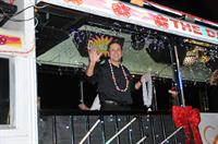 Jay Carnes on the Dancing Queen, the original disco bus for Carnes Parade Krewe