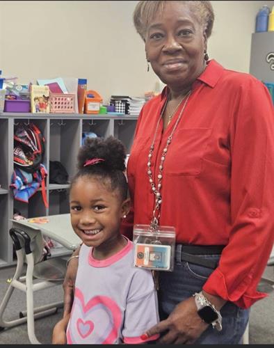 Our scholars with our great PreK teacher Ms. Andrea Hypolie. 