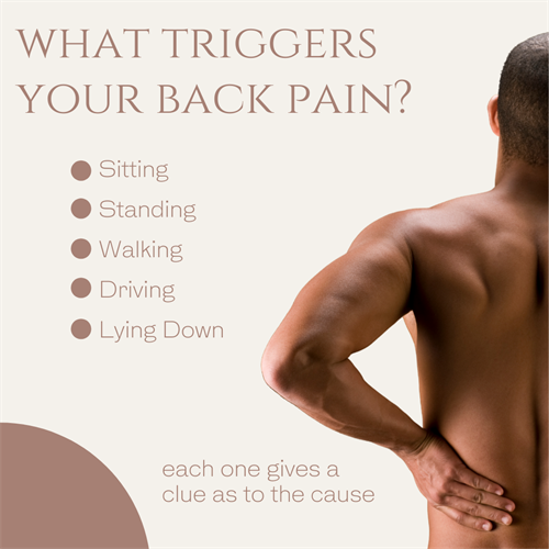 What Triggers Your Back Pain?