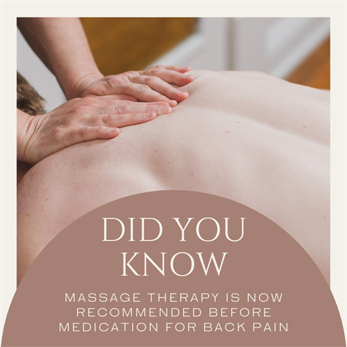 Got back pain? Try a massage to reduce the pain.