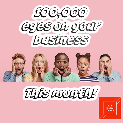 Eyes on your business? 100,000 every month.  Call now for more inforamtion