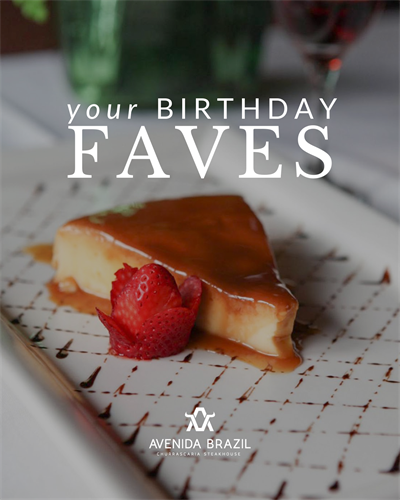 Get A Complimentary Dessert for your Birthday!