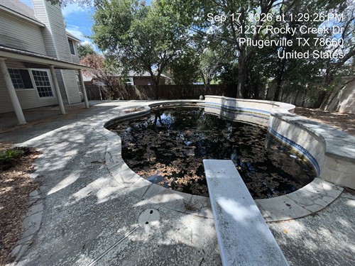 Pool safety covers by Space City Field Services in Austin Tx