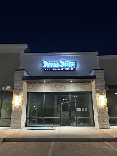 Front Sign - During Evening