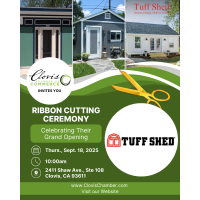 Ribbon Cutting & Grand Opening - Tuff Shed