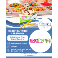Ribbon Cutting & Grand Opening - sweetFrog Premium Frozen Yogurt