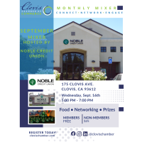 Monthly Mixer-Noble Credit Union