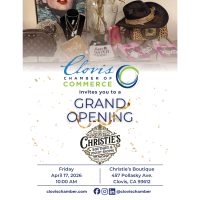 Ribbon Cutting & Grand Opening - Christie's Boutique
