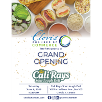Ribbon Cutting & Grand Opening - Cali Ray Sourdough Deli