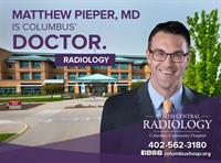 News Release: Dr. Matthew Pieper is Columbus’ doctor for radiology