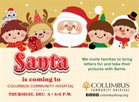 News Release: Letters to Santa event brings holiday cheer to Columbus Community Hospital