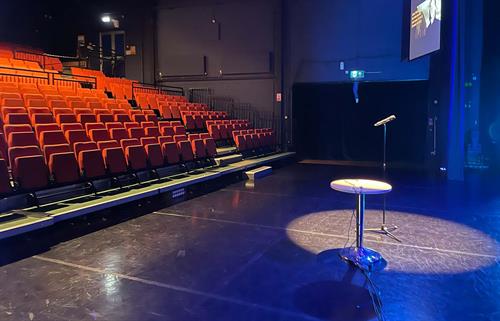 Marjon Arts Centre, home to performances from some of the UK's most popular touring comedians and productions