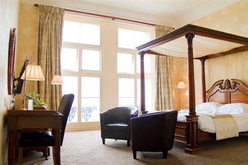 Luxury hotel room at Plymouth's Duke of Cornwall Hotel