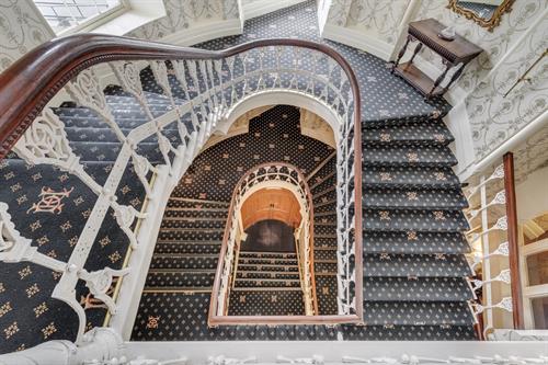 Stunning Staircase at Plymouth's Duke of Cornwall Hotel 