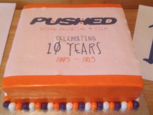 10th Birthday cake - yummy!
