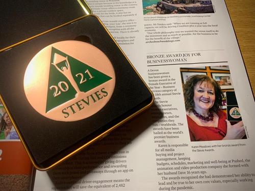 Bronze Stevie Award Winner in the category of "Female Executive of the Year - Business Service