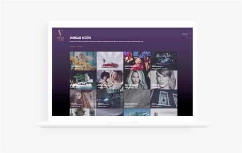 Marketing website for Virtual Films - an international production company