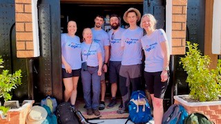 And they're off - The Sahara Trekkers will trek for 4 days across the desert in aid of Age UK Plymouth