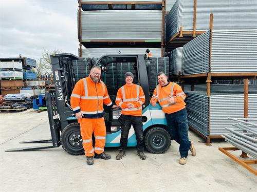 Well done chaps! Another accredited forklift course completed