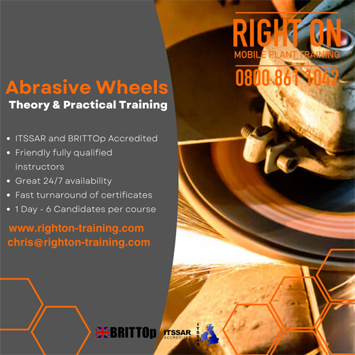 Accredited Abrasive Wheels Training Course