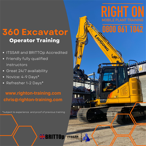 Accredited 360 Excavator Training