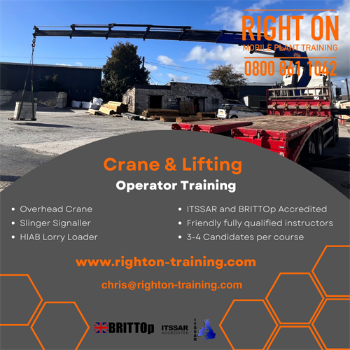 Crane, HIAB and Slinger Training 