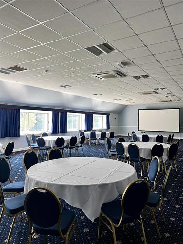 Tiverton Hotel Lounge and Venue Crystal Suite Cabaret Style Conference