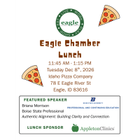 Eagle Chamber Lunch - Briana Morrison - Boise State Univ Professional & Continuing Education - Lunch Sponsor Appleton Clinics