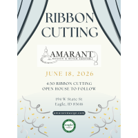 Eagle Chamber Ribbon Cutting - Amarant Design & Build Center