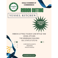Eagle Chamber Ribbon Cutting - Vessel Kitchen - Eagle Idaho