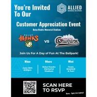 Allied Business Solutions customer Appreciation - Boise Hawks