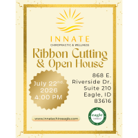 Eagle Chamber Ribbon Cutting & Open House - Innate Chiropractic & Wellnss