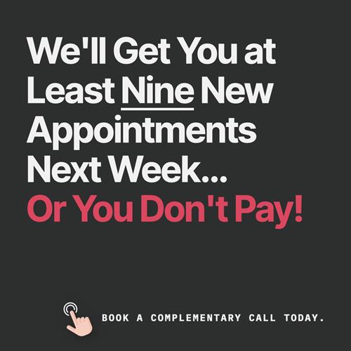 Get Booked Appointments… Or You Don't Pay! Learn more at https://leadswithjustin.com