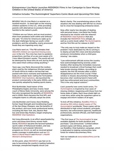 ReddRox Films Press Release 