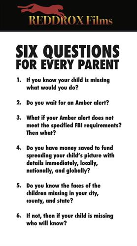 SIX QUESTIONS FOR EVERY PARENT 