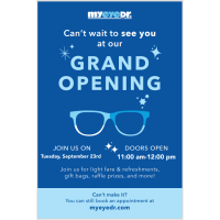 Ribbon Cutting MyEyeDr.
