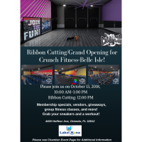 Ribbon Cutting/Grand Opening for Crunch Fitness-Belle Isle