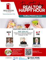 Realtor Happy Hour - 3 Cans of Food Gets You Drinks and a Gift Card to Azteca De Oro