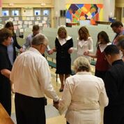 Ministry Leads Prayer Before First Mass Ministry Leads Prayer Before First Mass