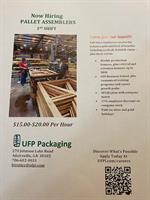Pallet Assemblers Needed