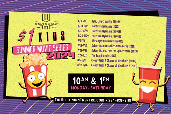 $1 Summer Kids Movies on sale May 1st will last all summer!