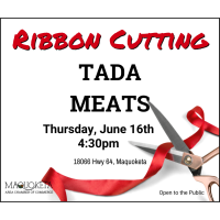 Ribbon Cutting at Tada Meats